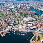 Cardiff Bay from the air
