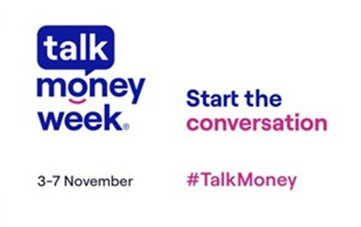 A picture showing the details of Talk Money Week.