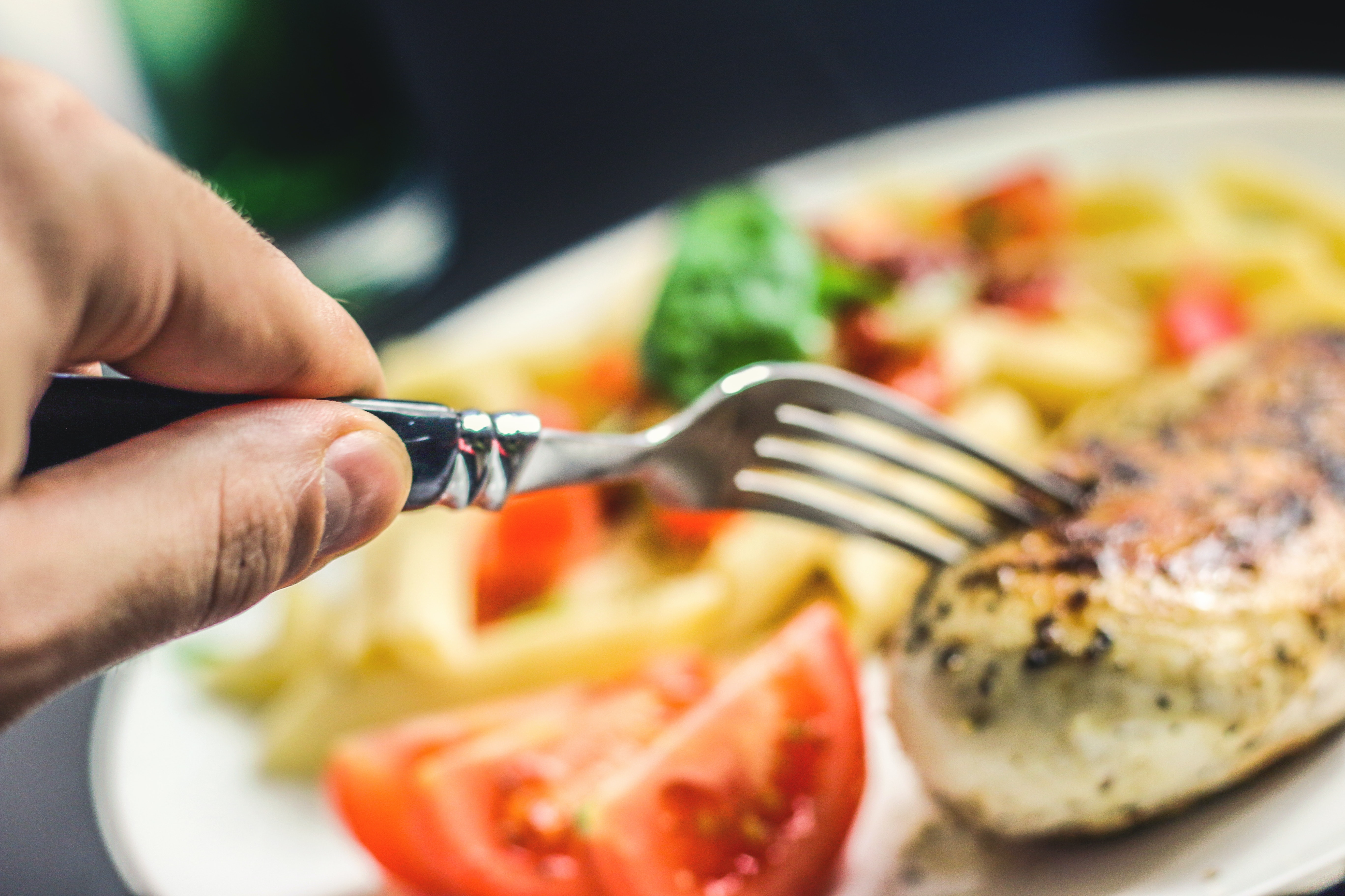 Free school meals - photo of a cooked dinner